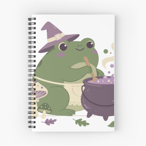 Item preview, Witch Frog Potion Sticker | Cottagecore Goblincore Frog Gift designed and sold by diegomenjivar92.