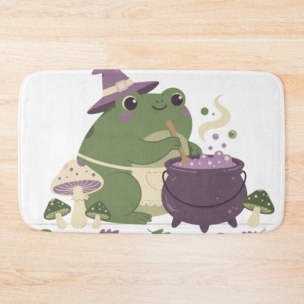 Item preview, Witch Frog Potion Sticker | Cottagecore Goblincore Frog Gift designed and sold by diegomenjivar92.