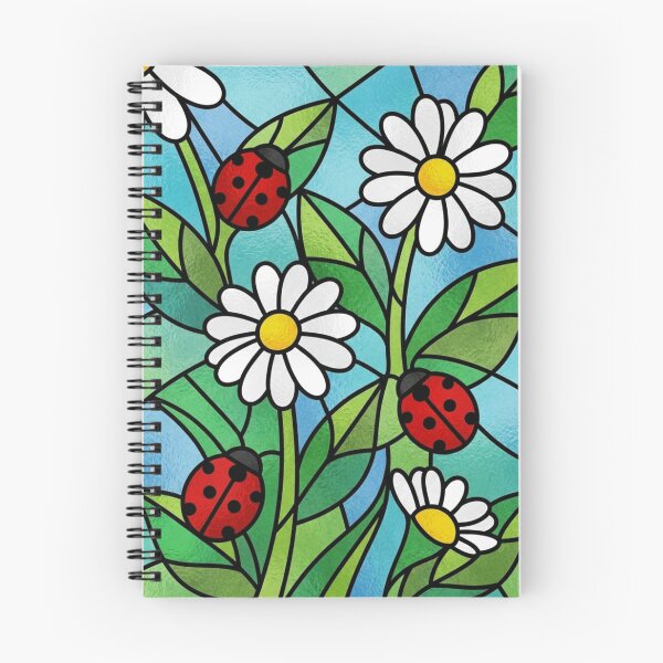 Item preview, Daisies with Ladybugs Illustration designed and sold by Ciervo Primavera.