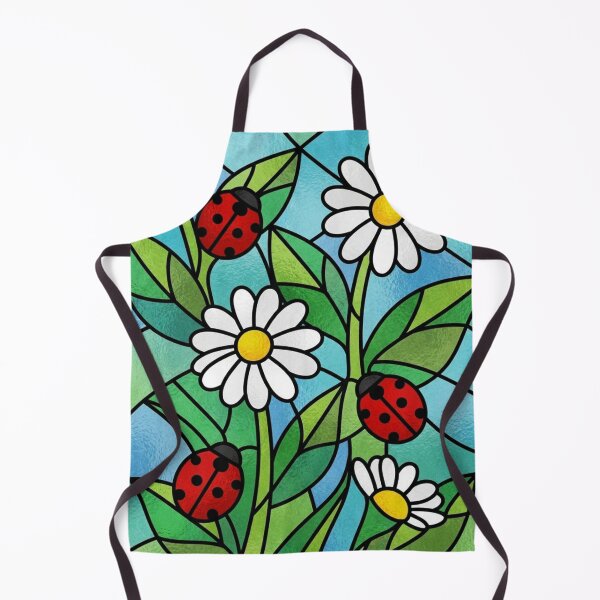 Item preview, Daisies with Ladybugs Illustration designed and sold by Ciervo Primavera.