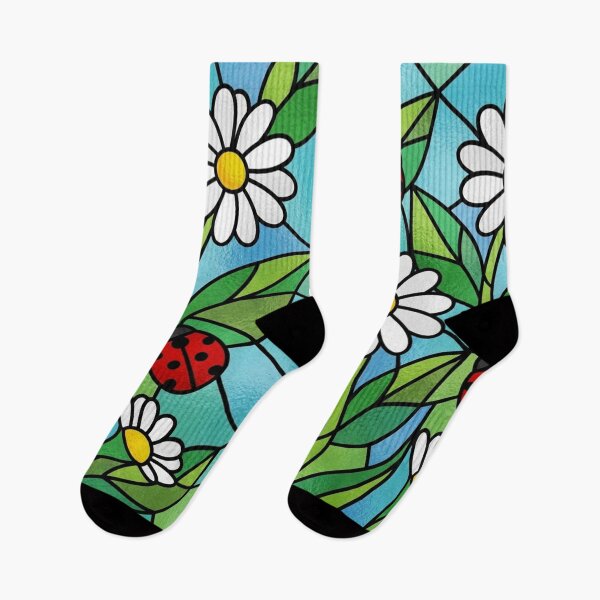 Item preview, Daisies with Ladybugs Illustration designed and sold by Ciervo Primavera.