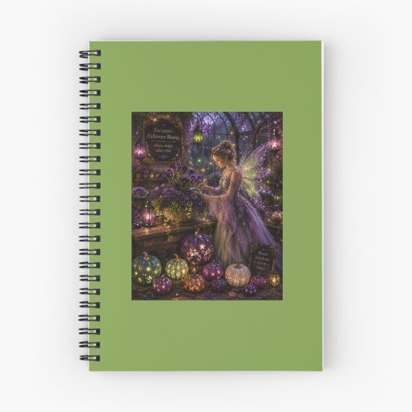 Item preview, Enchanted Halloween Blooms designed and sold by Novel Works Studio.