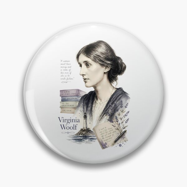 Item preview, Virginia Woolf designed and sold by Sarcastic designs.