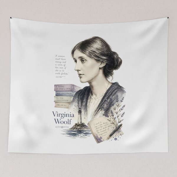 Item preview, Virginia Woolf designed and sold by Sarcastic designs.