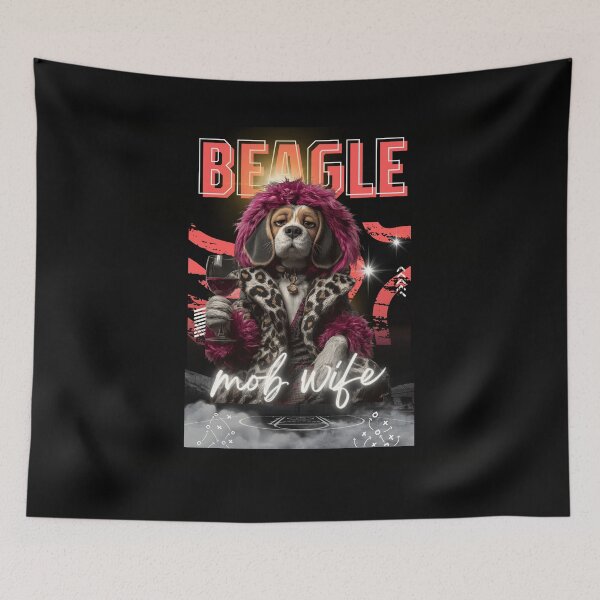 Item preview, Beagle Mob Wife Glamorous Dog  designed and sold by SolaVault.