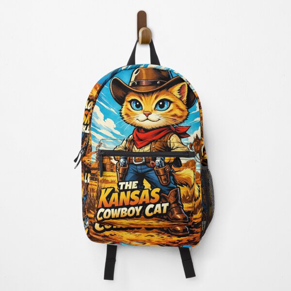 Item preview, Comic Cowboy Cat – Kansas Cowboy designed and sold by Meow Story .