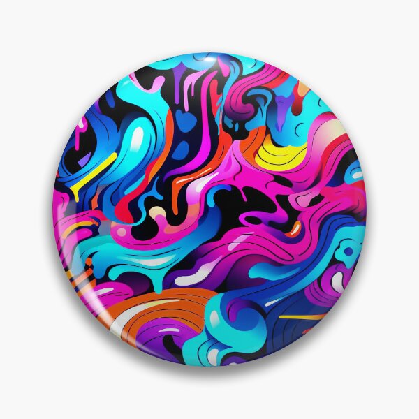 Item preview, Graffiti-Inspired Colorfully Vibrant Modern Designs Sophisticated Pattern designed and sold by DEC02.