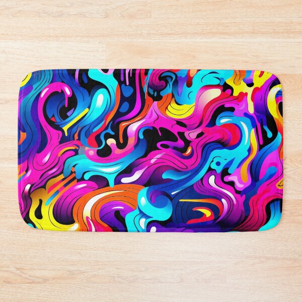 Item preview, Graffiti-Inspired Colorfully Vibrant Modern Designs Sophisticated Pattern designed and sold by DEC02.