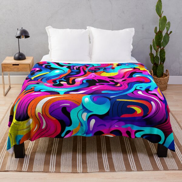 Item preview, Graffiti-Inspired Colorfully Vibrant Modern Designs Sophisticated Pattern designed and sold by DEC02.