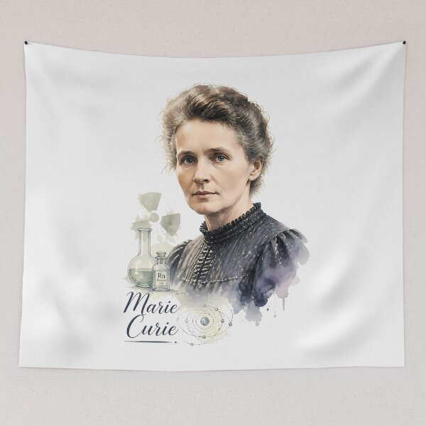 Item preview, Marie Curie designed and sold by Sarcastic designs.