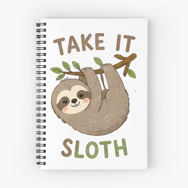 Item preview, Take It Sloth Shirt, Cute Sloth Shirt Kids, Funny Sloth Tee, Chill Animal Shirt, Lazy Day Shirt, Kawaii Sloth Gift, Positive Quote Shirt designed and sold by hyper retro.