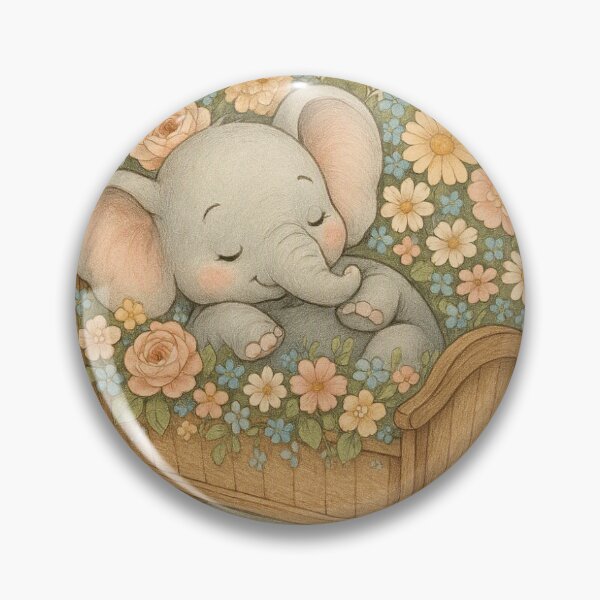 Item preview, Sleeping elephant in a cradle designed and sold by Visitupstate.