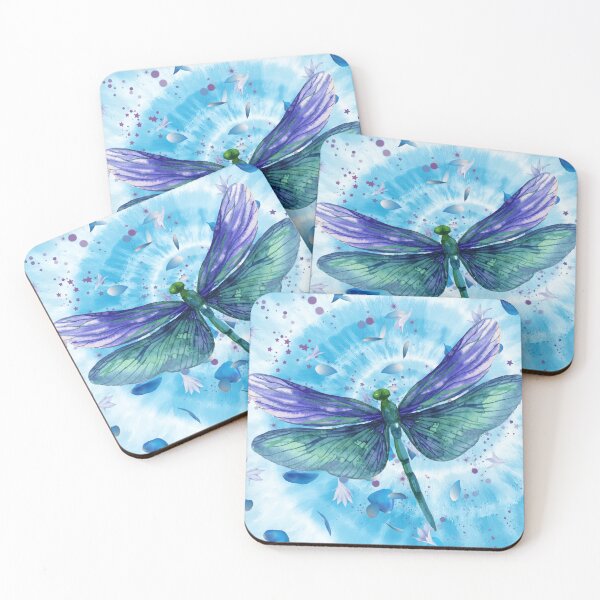 Item preview, Blue Tie Dye Dragonfly designed and sold by MountainRoisin.