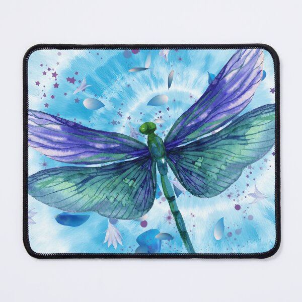 Item preview, Blue Tie Dye Dragonfly designed and sold by MountainRoisin.