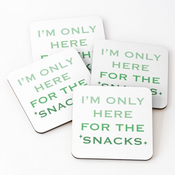 Item preview, I'm Only Here for the Snacks designed and sold by alexmaushaus.