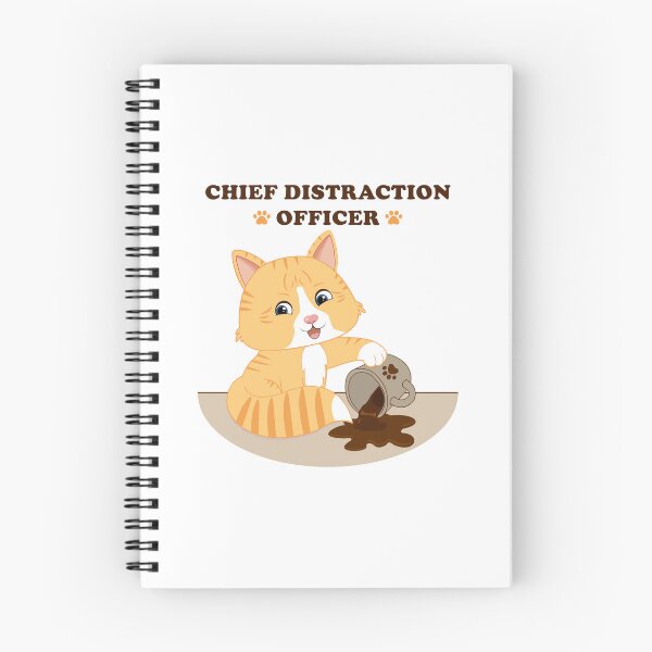 Item preview, Whimsy Animal Cat (Chief Distraction Officer) designed and sold by MascarenoM.