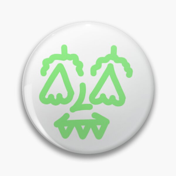 Item preview, Lime Green Abstract Doodle Face – Playful Minimalist Character Illustration designed and sold by felipemaldonadoart.