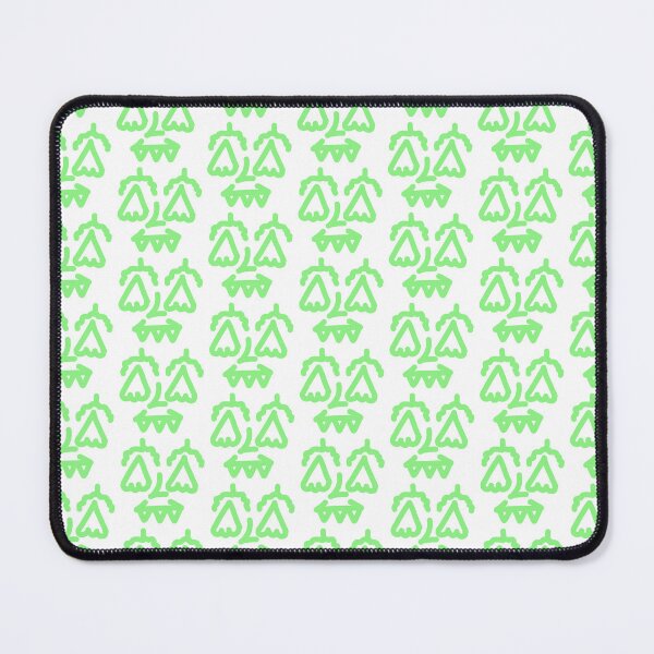 Item preview, Lime Green Abstract Doodle Face – Playful Minimalist Character Illustration designed and sold by felipemaldonadoart.