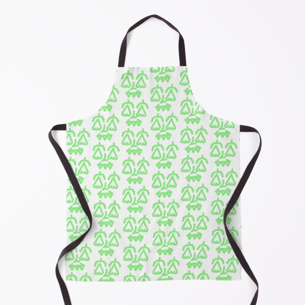 Item preview, Lime Green Abstract Doodle Face – Playful Minimalist Character Illustration designed and sold by felipemaldonadoart.