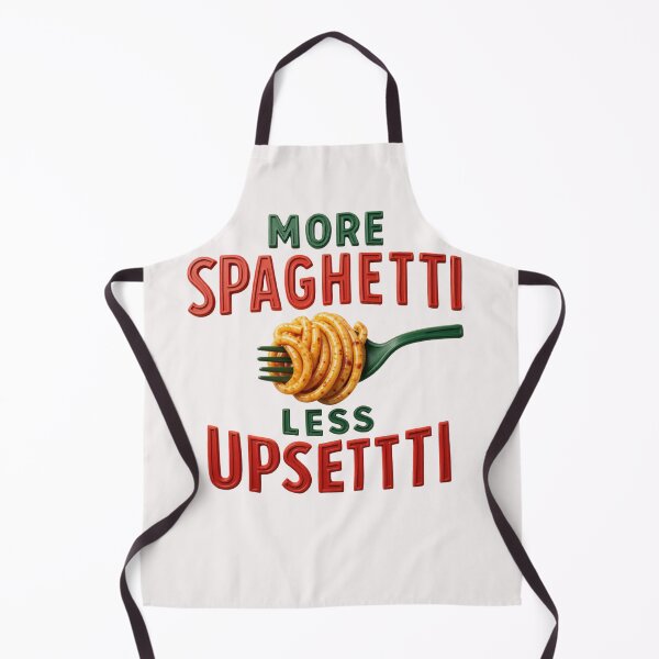 Item preview, More Spaghetti Less Upsetti - Funny Italian Food Design designed and sold by zuczekgti.