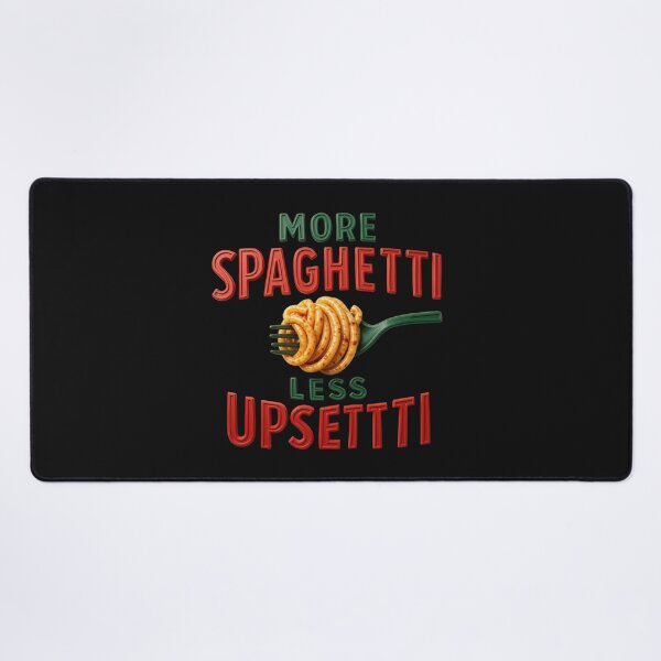 Item preview, More Spaghetti Less Upsetti - Funny Italian Food Design designed and sold by zuczekgti.