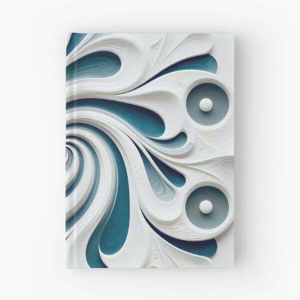 Item preview, Intricate Spiral Mandala in Blue and White  designed and sold by Vicky Brago-Mitchell®.