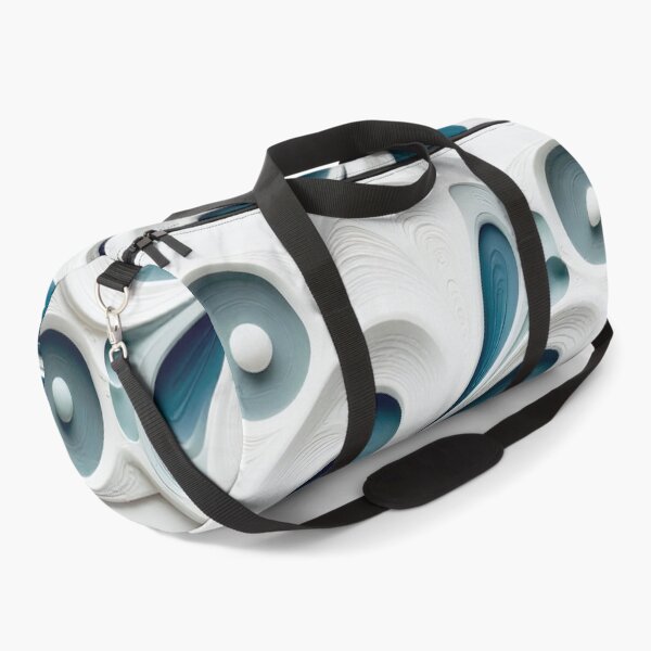 Item preview, Intricate Spiral Mandala in Blue and White designed and sold by Vicky Brago-Mitchell®.