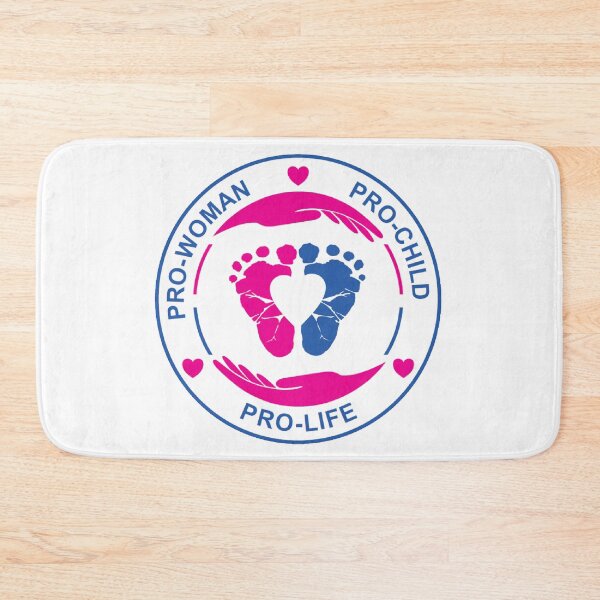Item preview, Pro Life Pro Woman Pro Child Symbol designed and sold by PolitiSized.