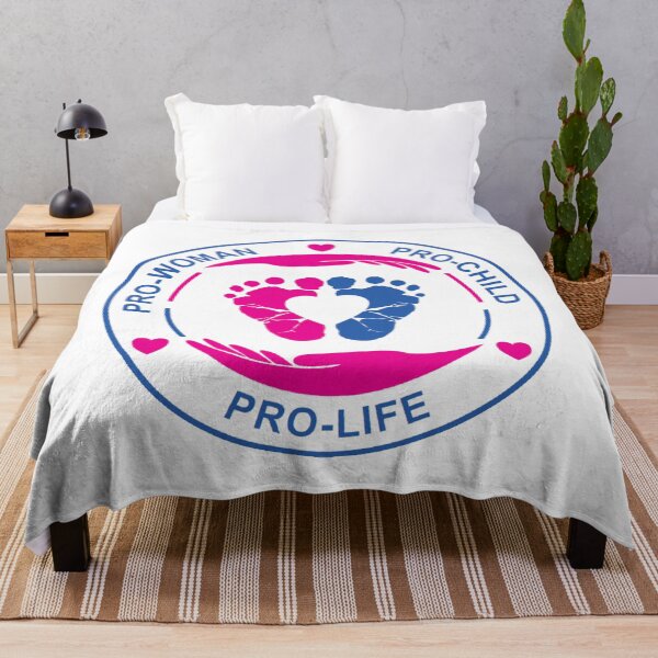 Item preview, Pro Life Pro Woman Pro Child Symbol designed and sold by PolitiSized.