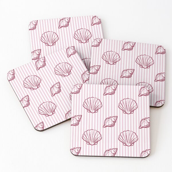 Item preview, Coquette Nautical Shell Pattern designed and sold by MiaBellaGirl.