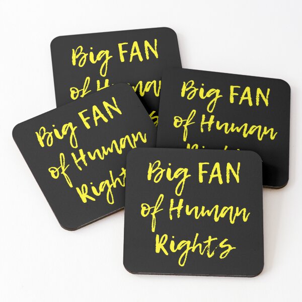 Item preview, Big Fan of Human Rights Shirt Equality Shirt for Women Social Justice  designed and sold by DreamersDNArt.