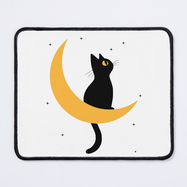 Item preview, Minimalist Lunar Cat designed and sold by DesingsTR.