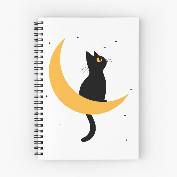 Item preview, Minimalist Lunar Cat designed and sold by DesingsTR.