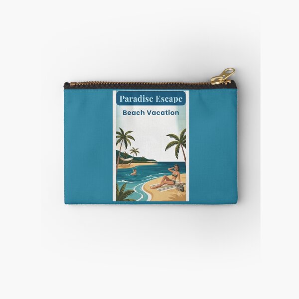 Item preview,  Paradise Escape | Vintage Beach Vacation Travel Art for Beach Lovers designed and sold by AlphaBetulia.