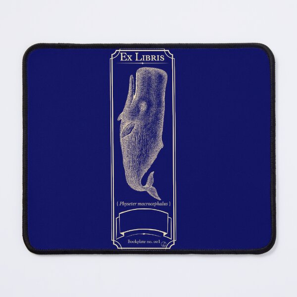 Item preview, Bookplate / Bookmark - Sperm Whale (Benthic Edition) designed and sold by dJosh's Other Stuff.