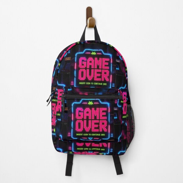 Item preview, Retro Arcade Game Over Neon Pixel Art designed and sold by StudioCnr.
