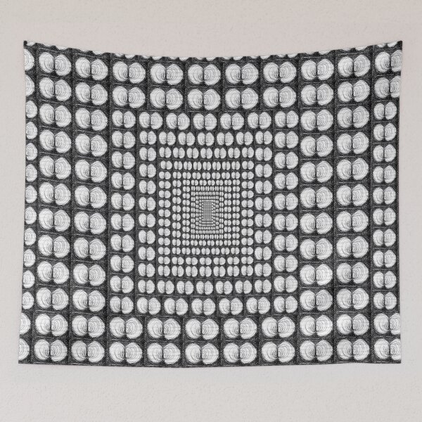 Item preview, Horns in Progression - Infinite Vortex Geometric Op Art designed and sold by MAMA.art.Rio <Marsailhe_Milward>.