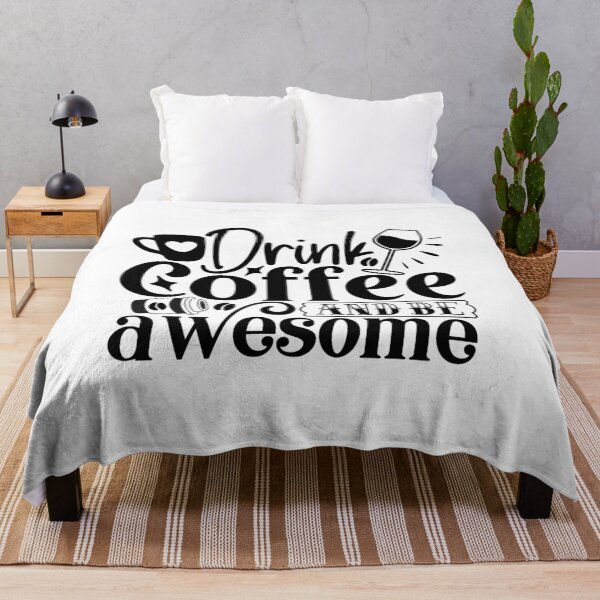 Item preview, Drink Coffee And Be Awesome designed and sold by tellit24seven.