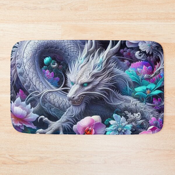 Item preview, Celestial White Dragon & Orchid Garden designed and sold by INKRebelGraphic.