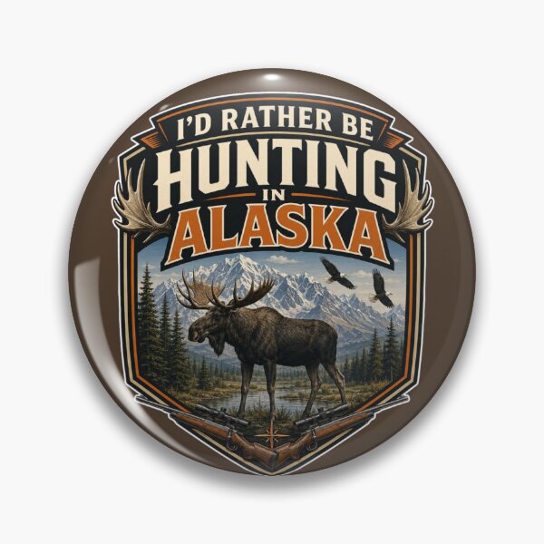 Item preview, I'd Rather Be Hunting in Alaska designed and sold by AlaskaExtreme.
