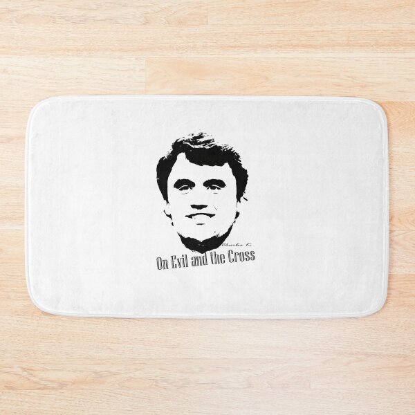 Item preview, Charlie K - On Evil and the Cross | Stencil Portrait designed and sold by Kittcatking.