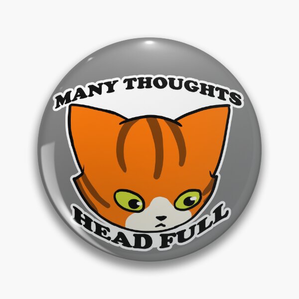 Item preview, Many Thoughts(Orange Tux) designed and sold by DecorativeCats.