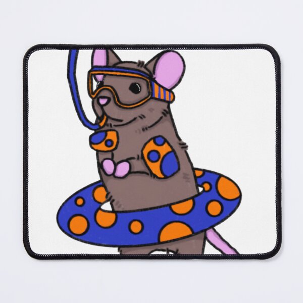 Item preview, Cute Snorkeling Mouse designed and sold by Worldofrat.