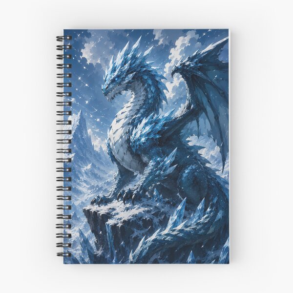 Item preview, Ice Dragon Guardian | Fantasy Dragon Digital Art | Blue Frost Beast designed and sold by Strange man.