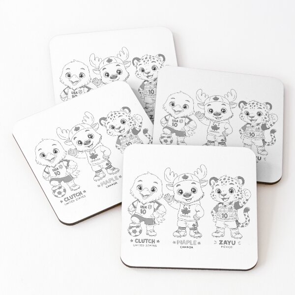 Item preview, Cute Sports Maskot Line Drawing for Football fans designed and sold by FennyWijayaMomo.