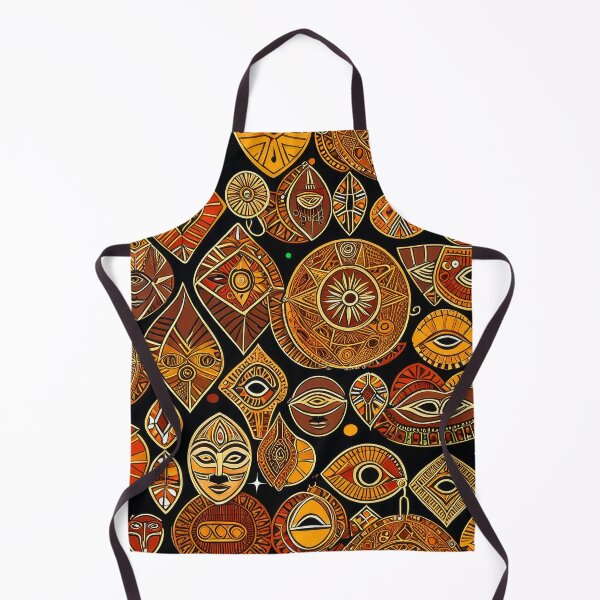 Item preview, African-Style Sophisticated Orange, Earthtones And Taupe Pattern designed and sold by DEC02.