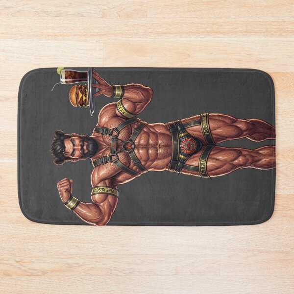 Item preview, Sexy Muscle Bear Fireman  designed and sold by HunterxDesign.
