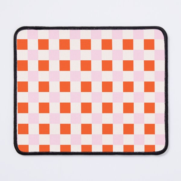 Item preview, Pink and Orange Checkered Pattern designed and sold by ingardensdesign.