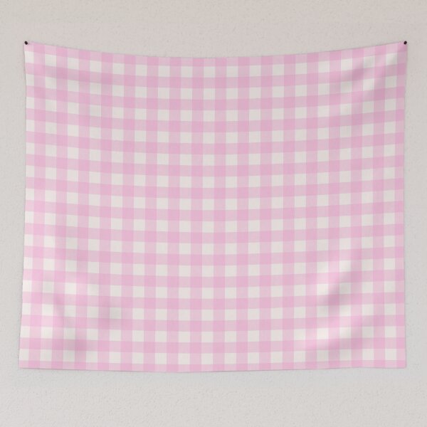 Item preview, Pink Gingham Checkered Pattern designed and sold by ingardensdesign.