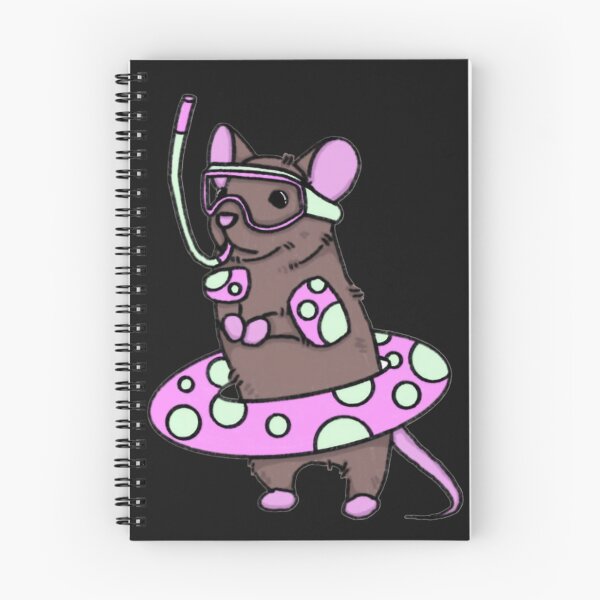 Item preview, Cute Snorkeling Mouse with Pink designed and sold by Worldofrat.